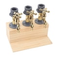 thumbnail image 1 of Dispensador de Vino de Whisky, dispensador de licor de madera uso sin esfuerzo para 3 Botellas para regalos, 1 of 7