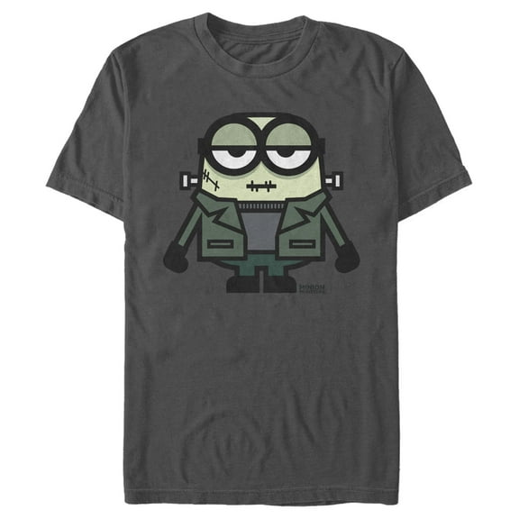 Men's Despicable Me Minions Frankenstein Graphic Tee Charcoal Medium