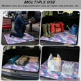 thumbnail image 6 of HUISEFOR Red Hibiscus Flower Car Trunk Mat 29" x 39" Non-Slip Anti-Scratch Cargo Mat Rear Trunk Liner, Easy Installation, Full Protection, Easy To Clean, Universal Fit for Most Cars, 6 of 7