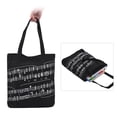thumbnail image 1 of Bolso de compras lavable del bolso del totalizador del hombro del totalizador de la música del bolso Abanopi Bolsa de almacenamiento, 1 of 5