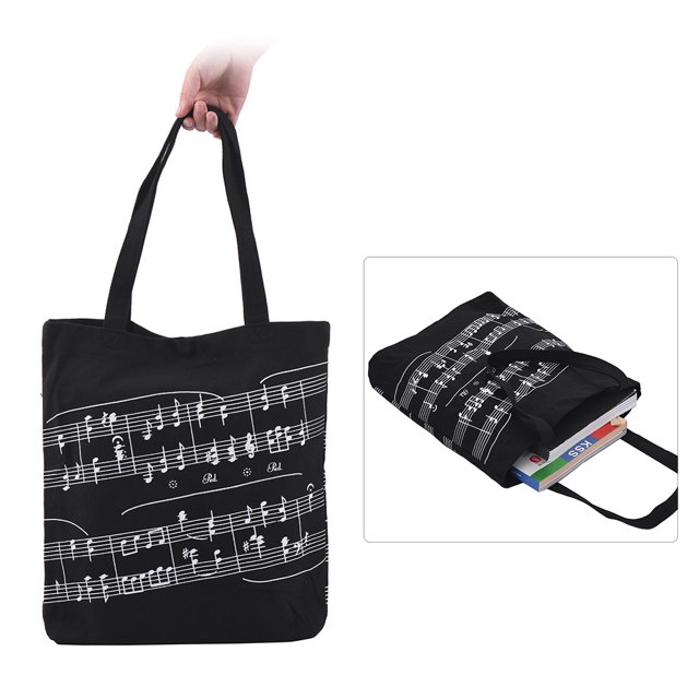 Bolso de compras lavable del bolso del totalizador del hombro del totalizador de la música del bolso Abanopi Bolsa de almacenamiento