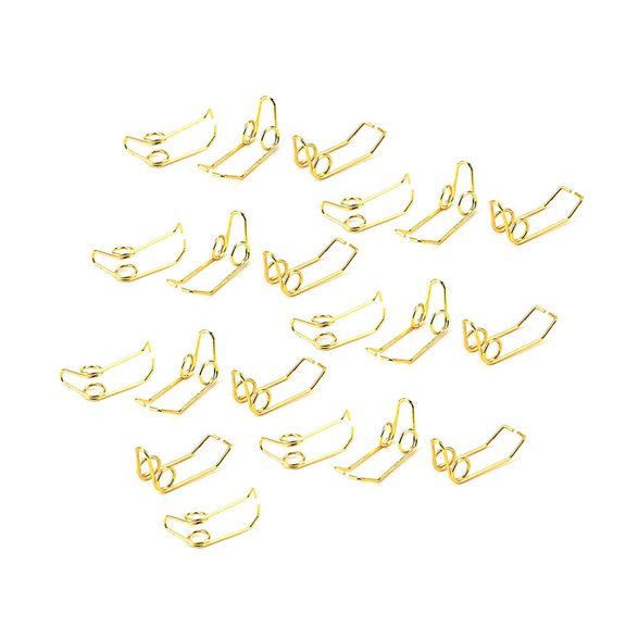 Eigraketly Accesorio de resortes de trompeta para 20 piezas, trompetas adecuadas para principiantes, accesorios portátiles, tornillos de varilla, Accesorios para instrumentos musicales