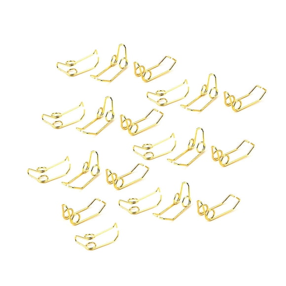Soidarity Accesorio de resortes de trompeta para 20 piezas, trompetas adecuadas para principiantes, accesorios portátiles, tornillos de varilla, Accesorios para instrumentos musicales