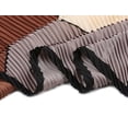 thumbnail image 4 of INSPIRE CHIC Women's Chic Pleated Contrast Color Rhombus Neck Scarf Neckerchief Yellow, 4 of 5