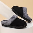 thumbnail image 4 of Zapatos La Casa para Hombres Peleas Vellón Memoria Forrada Difusa Goma Interiores Al Aire Libre, 4 of 9
