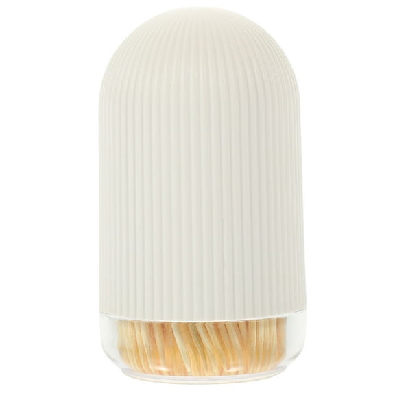 HAMPPLIES Round Toothpicks Wood 1 Set for General Users in Light Yellow