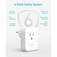 thumbnail image 6 of European Travel Plug Adapter USB C 15W,Anker International Power Plug with 2 AC Outlets, 2 USB C, and 1 USB A Port, Ideal for iPhone15, iPad Air, and More, Compact for Travel, Cruise (TUV Listed), 6 of 6