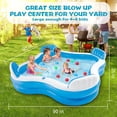 thumbnail image 5 of 56475EP Swim Center Family Lounge Inflatable Pool 90" X 90" X 26", 5 of 7
