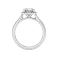 thumbnail image 4 of Brig Jewel 1.5 Ct Cushion Cut Moissanite Engagement Ring - 14K White Gold Plated Rings - Elegant Proposal Ring for Women's - Perfect Gift for Lasting Love - Timeless Treasure for Her, 4 of 4