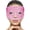 Pink, variant on Uralili Ice Eye Mask for Woman Man, Heated Warm Cooling Reusable Gel Beads Ice Mask-Gray