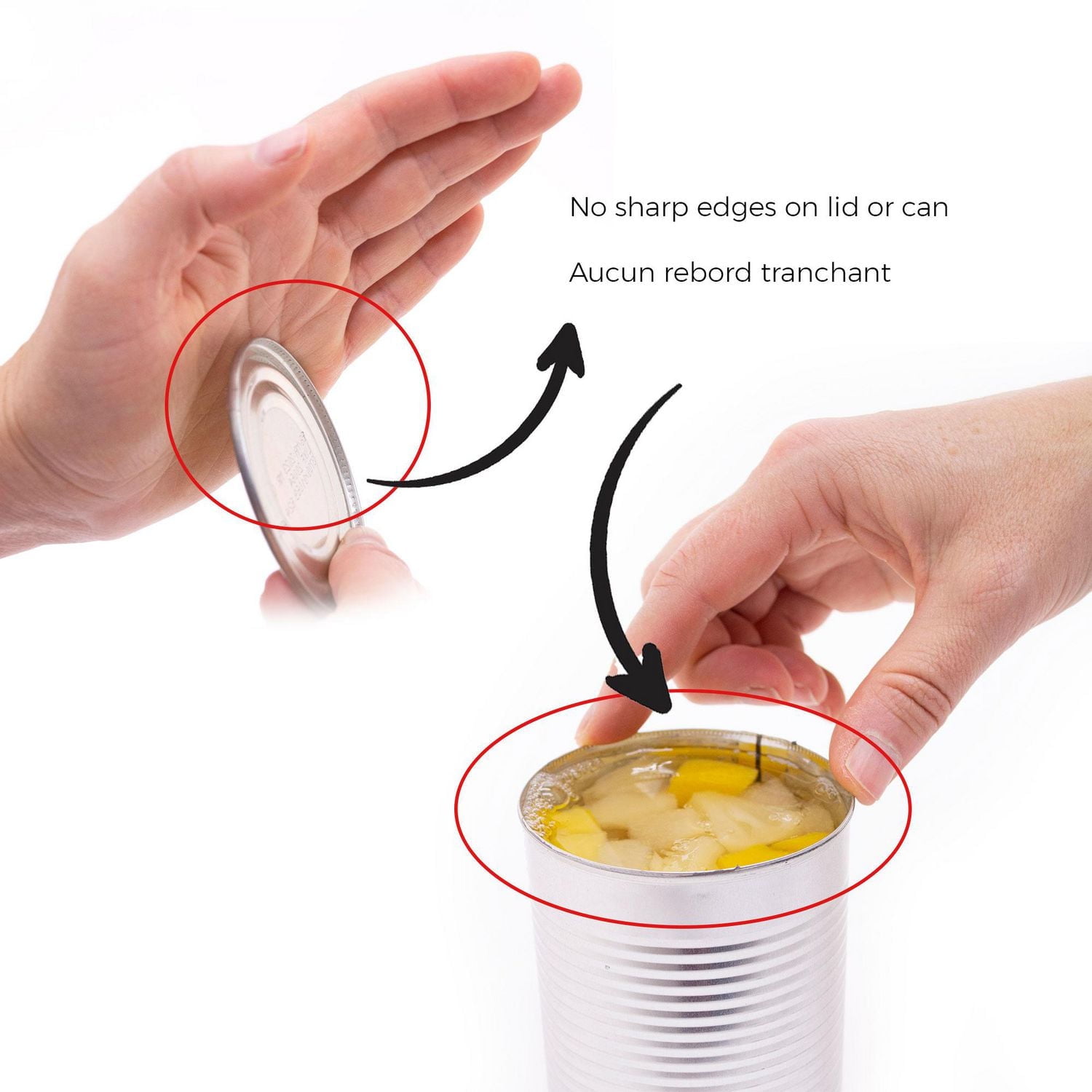 Starfrit Ouvre-boîte 'Securimax Auto' S'agrippe sur le dessus / Sécuritaire