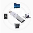 thumbnail image 4 of 32G ABS Tapa giratoria portátil USB2.0 U Disk para Windows Vista/7/10/Mac Blanco, 4 of 10