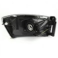 thumbnail image 2 of Factory Style Headlights Chrome Housing Smoke Lens Made For And Compatible With 2006 - 2008 Dodge RAM 1500 2500 3500 06 07 08, 2 of 4
