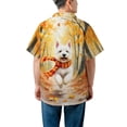 thumbnail image 5 of Welcome Fall West Highland White Terrier Strolling Through the Autumn Maple Forest Hawaiian Shirt Breathable Summer Unisex Merch Westie Westy Dog Lover - 12012, 5 of 6