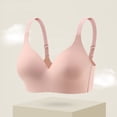 thumbnail image 4 of Yesbay Women Bra Adjustable Shoulder Strap Full Coverage Wire-free Back Buckle Clousre 3/4 Foam Cup Daily Sport Commuting Bra, 4 of 9
