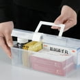 thumbnail image 6 of Lockable Storage Box for Medication and Food, Large Clear Container with Secure Lock, Stackable Refrigerator and Kitchen Organizer for Home Use, 6 of 6