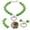 E-Green, variant on 2024 New Pearls and Diamonds Dog Sequin Bow Tie Pet Collar Pet Dog Chain Foggy Dog Bow Tie Cat Collar Adjustable Dog Cat Call Bell Collar Diamond Flash Dog Bow Ties for Small Dogs Collar