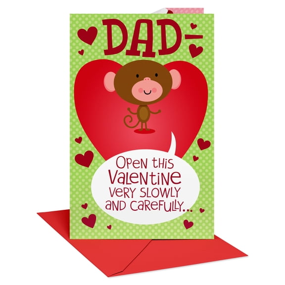 American Greetings Funny Valentine's Day Card for Dad (Monkey)