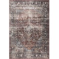 thumbnail image 2 of Abani Paloma Collection Machine Washable 6' x 9' Red Oriental Vintage Area Rug, 2 of 5