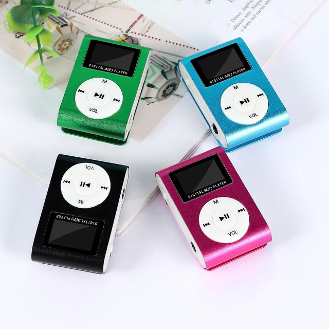 Mini Usb Clip Reproductor Mp3 Pantalla Lcd Soporte 32gb Tarjeta Micro Sd Tf