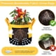 thumbnail image 3 of Bolsas de cultivo, macetas de tela con asas para plantar al aire, jardín, verduras, flores, frutas, 3 of 4