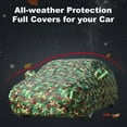 thumbnail image 2 of Labymos Car Cover All-weather Protection Full Covers with Reflective Strip Camouflage Style Auto Cover Sunscreen, 2 of 8