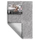 thumbnail image 1 of Alfombra de baño Hearth & Harbor Chenille 43x61 cm plateada, 1 of 9