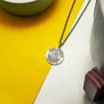 thumbnail image 5 of PicturesOnGold.com Saint Brendan Religious Medal Female Adult - 1 inch Size of a Quarter -Solid 14K Yellow Gold, 5 of 8