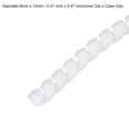 thumbnail image 3 of Uxcell tubo espiral flexible de 10mmx12mm para gestión de cables, longitud de 2 metros, blanco, 3 of 5