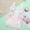 thumbnail image 5 of Wuxian Girls Bras Crop Top Bra Seamless Sports Bra Training White Teen Bra Camisole Style Lightweight Seamless Kids Bra,Beige, 5 of 8
