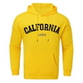 thumbnail image 5 of Vedolay Mens Hoodies Pullover 2023 Plus Size Pullover Top with Long Sleeves Yellow,XL, 5 of 5