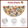 thumbnail image 3 of Sikiie Camp Badge Nativity Christmas Tree Skirt, Jesus Christian Winter Holiday Tree Mat Decoration(30-48IN)30", 3 of 6