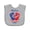 AC-Heather Grey, variant on Inktastic Baby First 4th July Boys or Girls Baby Bib