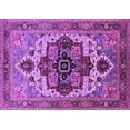 thumbnail image 1 of Ahgly Company Indoor Rectangle Oriental Purple Industrial Area Rugs, 4' x 6', 1 of 4