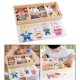 thumbnail image 5 of Oso Conejo Familia Cambio de ropa Rompecabezas con caja de almacenamiento Rompecabezas juguetes ños 6 estilos diferentes Salvador Puzzle de Vestir, 5 of 10