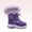 PURPLE, variant on Dream Pairs Kids Boys Girls Waterproof Mid Calf Snow Boots Outdoor Insulated Winter Warm Duck Boots