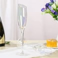 thumbnail image 1 of Juego de 4 copas de champán, elegantes copas de champán con tallo largo, regalo único para cumpleaños, bodas y aniversarios, 1 of 5