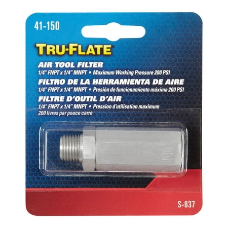 

Tru-Flate Steel Air Coupler 1/4 in. FNPT x 1/4 in. MNPT in.