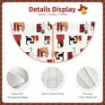 thumbnail image 3 of Rateoe Cute Cat And Christmas Gift Pattern Christmas Tree Skirt with Ties , Christmas Tree Decorations, Farmhouse Christmas Decor Xmas Holiday Decorations-48", 3 of 6