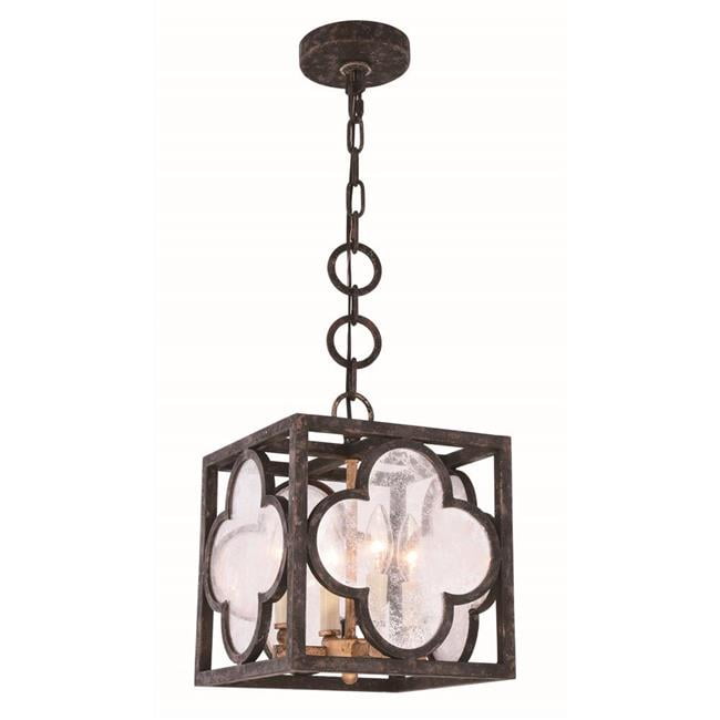 Elegant Lighting 1526d10acag 12 5 X 10 In Trinity 4 Light Aged Qty