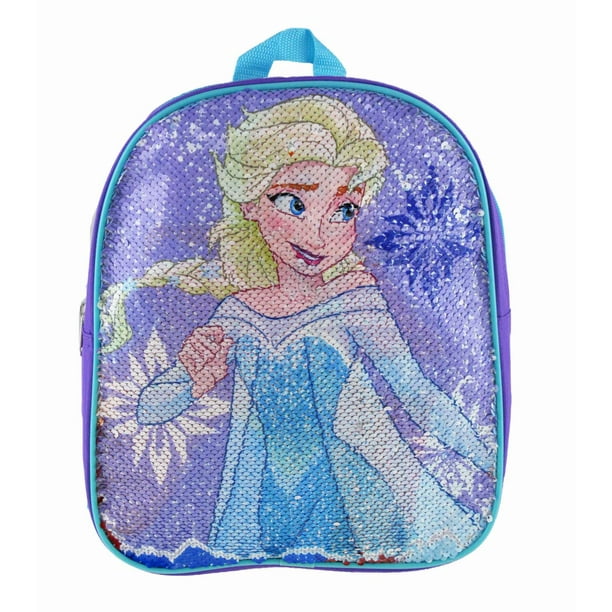 Disney Frozen Small Backpack Frozen Elsa & Anna Reverse Sequin 12" New 005203 Walmart