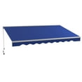 thumbnail image 3 of Outsunny 196.90' x 118.10' Blue Retractable Awnings, LED Lights, 3 of 10
