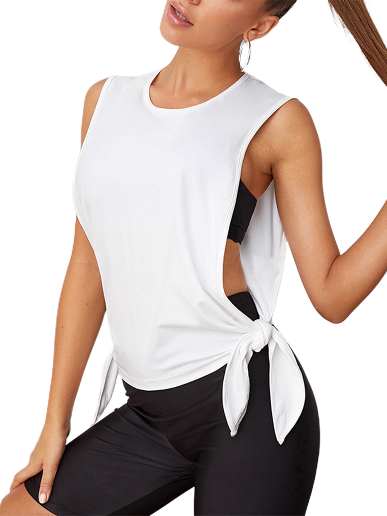 womens gym vest tops