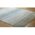 thumbnail image 3 of Kalaty Serenity Area Rug SE-209 Blue Banded Rows 9' 6" x 13' Rectangle, 3 of 3
