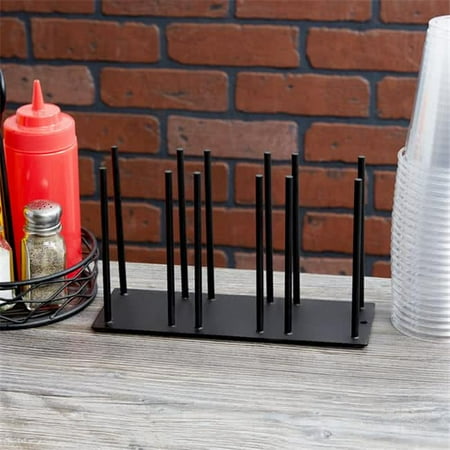 

Cal Mil 1516-3-13 Iron Cup & Lid Ramekin Organizer - 10 x 3.5 x 6 in.