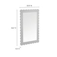 thumbnail image 4 of Modway Emmeline Scalloped Rectangle Wall Mirror, 4 of 9