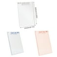 thumbnail image 3 of Clear Acrylic Clipboard with Measuring Ruler and Pen Clip 12.8x9Inch Conference Writing Board for School, 3 of 9