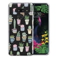 thumbnail image 1 of FINCIBO Soft TPU Clear Case Slim Protective Cover for LG G8 ThinQ G820 6.1", Cactus Flower, 1 of 3