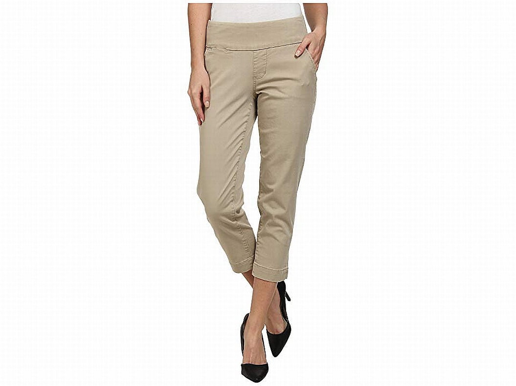 women's pull on stretch capris