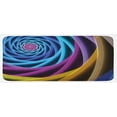 thumbnail image 1 of Fractal Kitchen Mat, Modern Unusual Electronic Technology Forms Science Fiction Illustration, Plush Decorative Kitchen Mat with Non Slip Backing, 47" X 19", Multicolor, by Ambesonne, 1 of 1